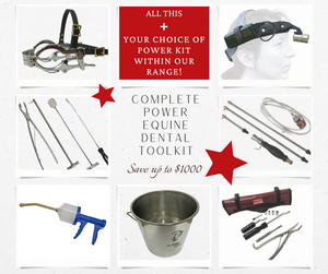 Complete POWER Equine Dental Toolkit